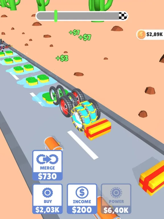 Tangkapan skrin Wheel Up Clicker iPad 