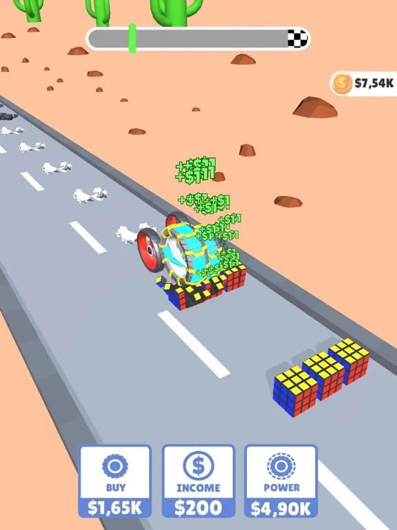 Tangkapan skrin Wheel Up Clicker iPad 