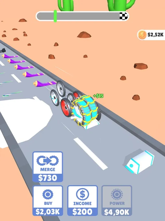 Tangkapan skrin Wheel Up Clicker iPad 