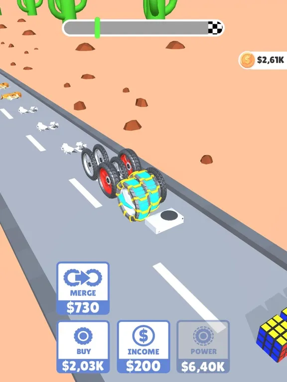 Tangkapan skrin Wheel Up Clicker iPad 