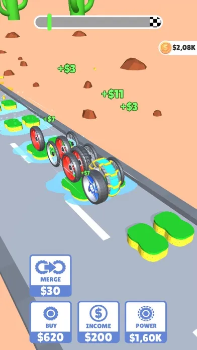 Tangkapan skrin Wheel Up Clicker