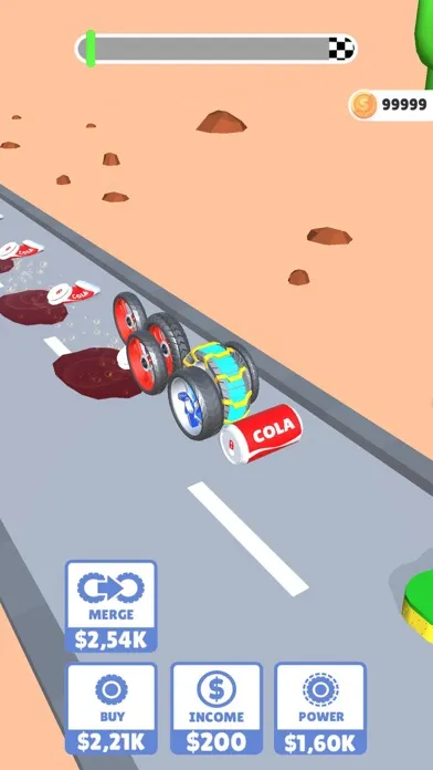 Tangkapan skrin Wheel Up Clicker
