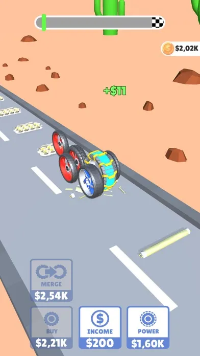 Tangkapan skrin Wheel Up Clicker