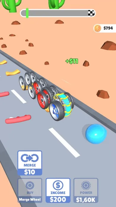 Tangkapan skrin Wheel Up Clicker
