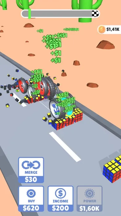 Tangkapan skrin Wheel Up Clicker