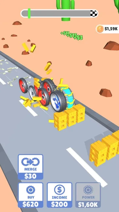 Tangkapan skrin Wheel Up Clicker