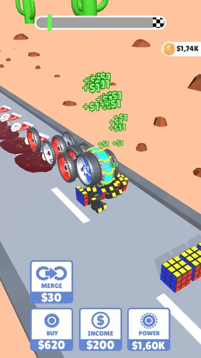 Tangkapan skrin Wheel Up Clicker