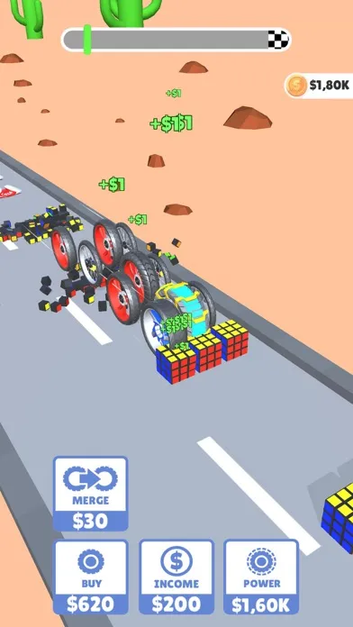 Tangkapan skrin Wheel Up Clicker