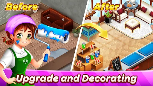 Cafe Panic: Cooking games Screenshots