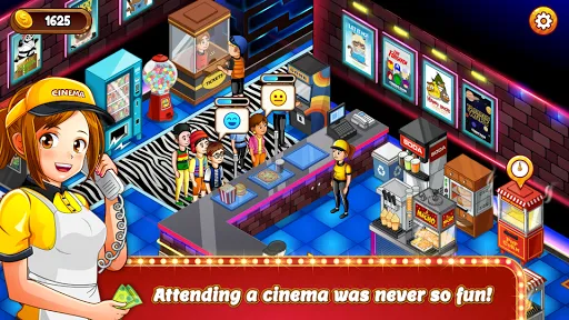 Tangkapan layar Cinema Panic 2: Cooking game