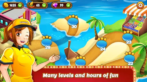 Tangkapan layar Cinema Panic 2: Cooking game