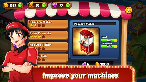 Tangkapan layar Cinema Panic 2: Cooking game