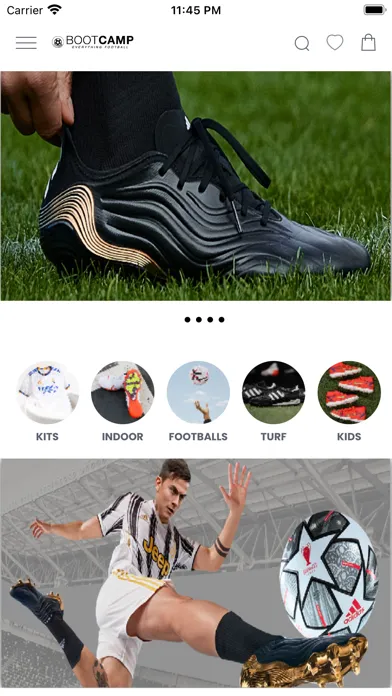 Capturas de tela do BOOTCAMP FOOTBALL SHOP PH