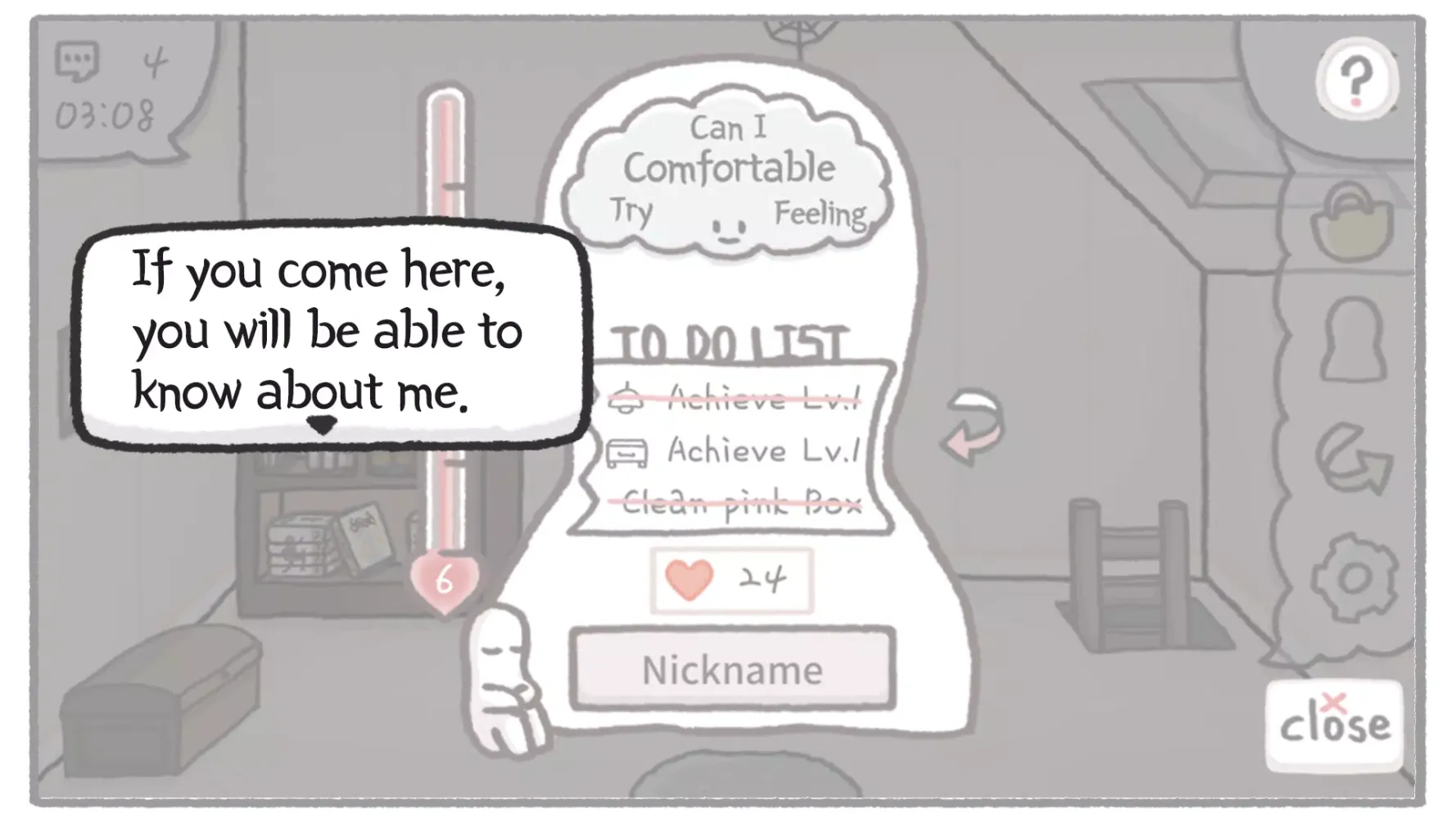 Capturas de pantalla de Rainy attic room
