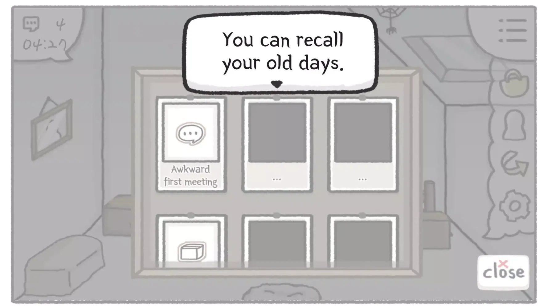 Capturas de pantalla de Rainy attic room