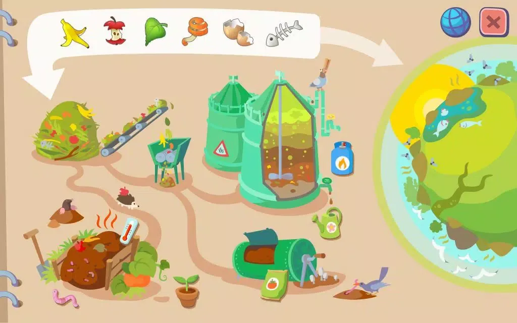 Ảnh chụp màn hình của Garbage Gobblers