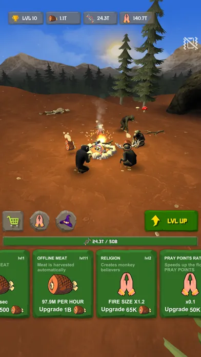 Tangkapan skrin Idle Fire Evolution