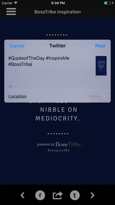 BossTribe - Daily Inspiration应用截图
