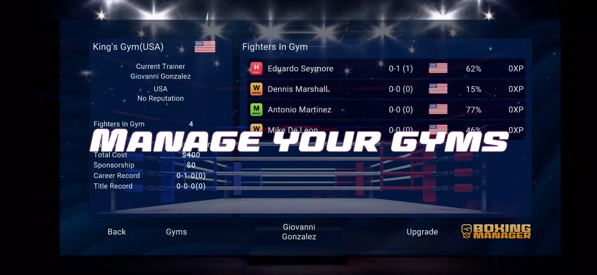 صور Boxing Manager