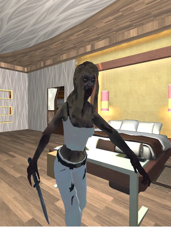 Captures d'écran de Mad Zombie Mansion: 3D Offline iPad 