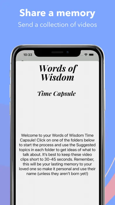 Words of Wisdom Time Capsule Ekran Görüntüleri