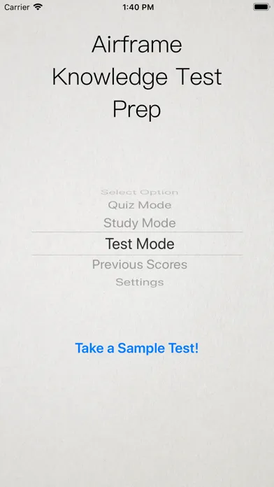 Airframe Knowledge Test Prep应用截图