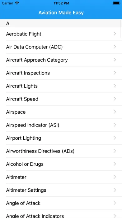 ภาพหน้าจอของ Aviation Made Easy