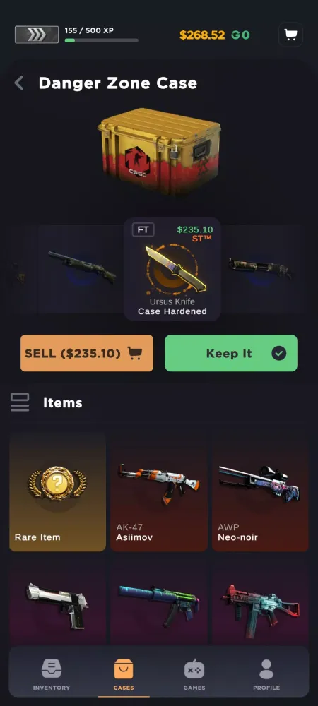 Скриншоты GG Skin: Case Battle Simulator