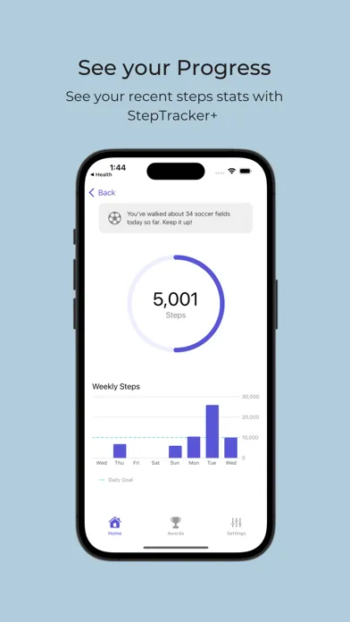 Captures d'écran de StepTracker - Step Counter
