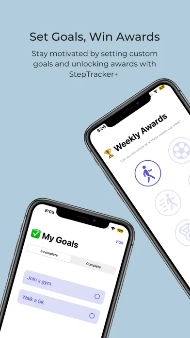 Captures d'écran de StepTracker - Step Counter