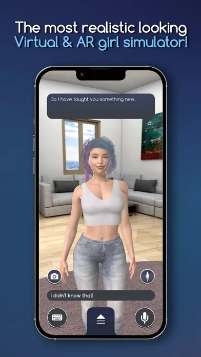 Zrzuty ekranu Alyssa Virtual & AR Girlfriend
