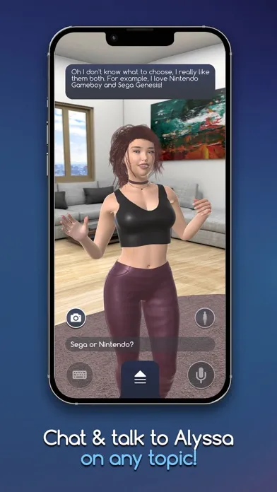Zrzuty ekranu Alyssa Virtual & AR Girlfriend