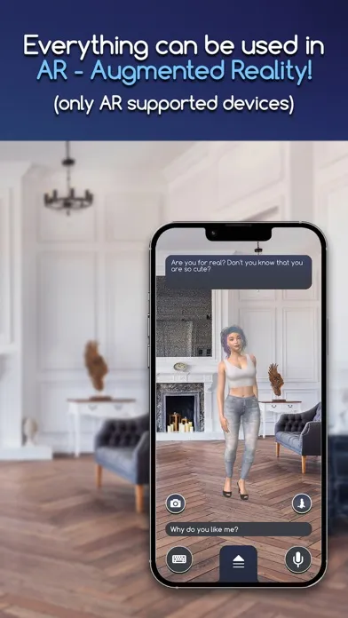 Zrzuty ekranu Alyssa Virtual & AR Girlfriend