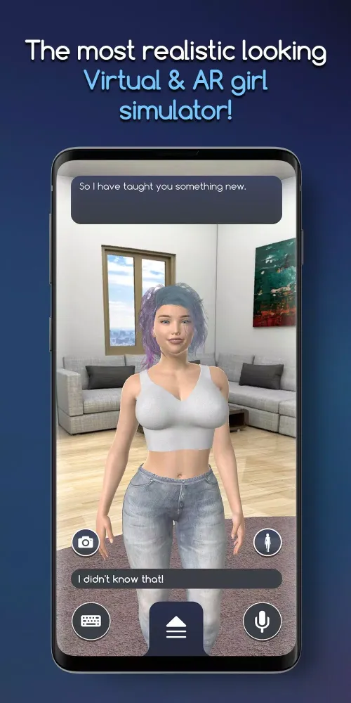 Capturas de tela do Alyssa Virtual & AR Girlfriend
