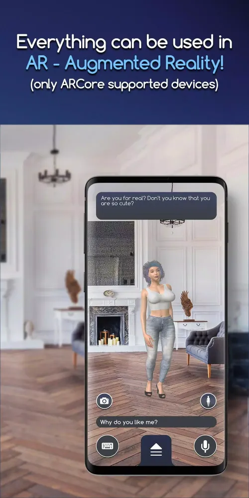Capturas de tela do Alyssa Virtual & AR Girlfriend