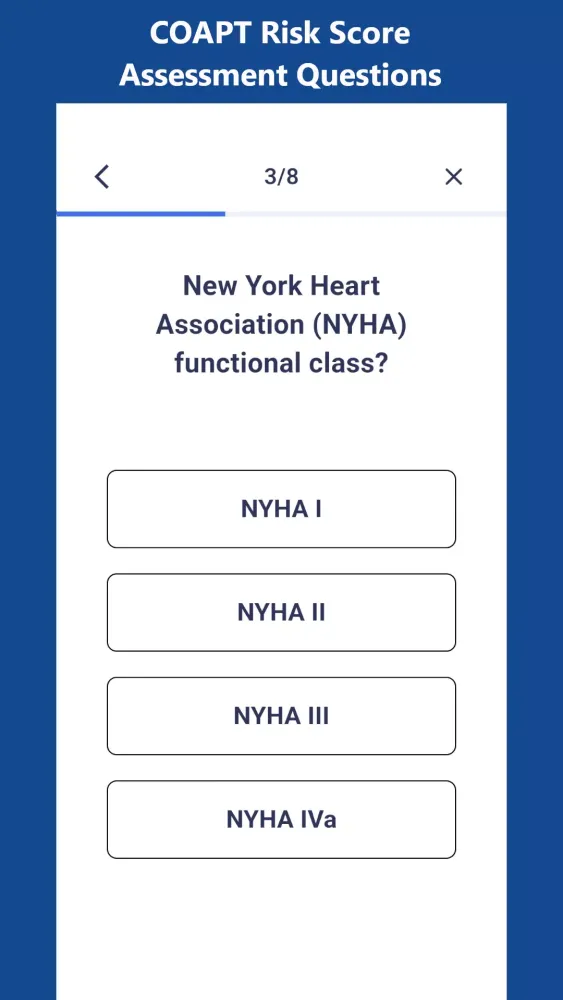COAPT Risk Score Screenshots