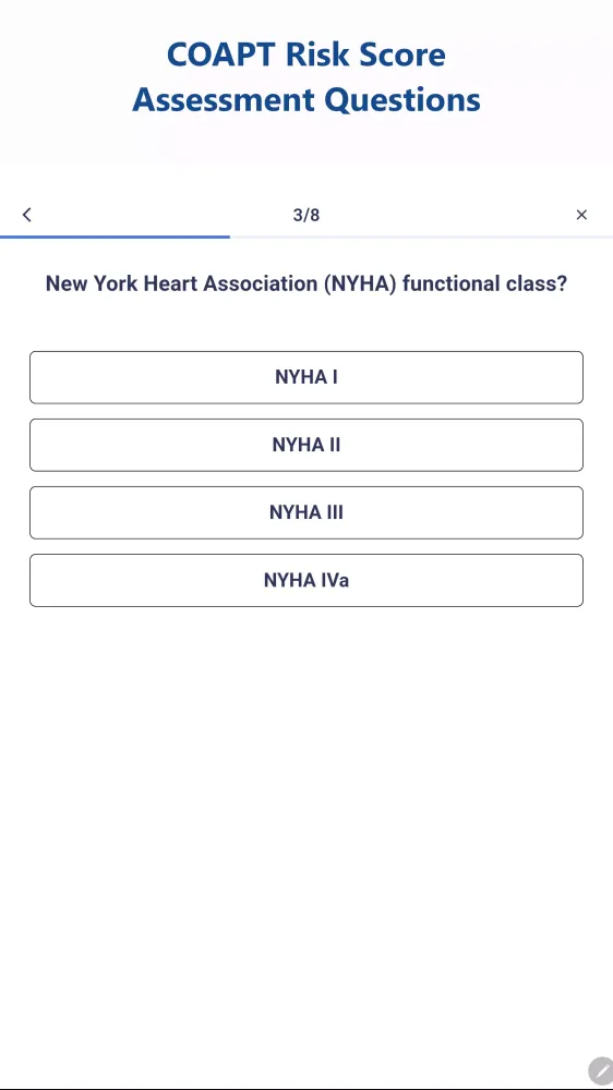 COAPT Risk Score Screenshots