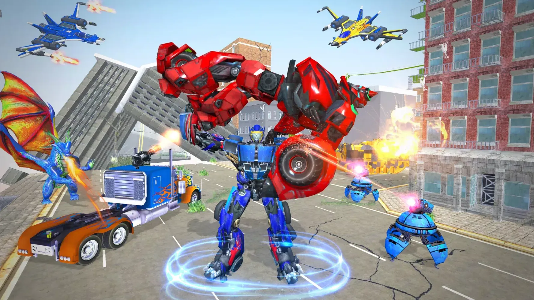 Promo Jet Car Robot Fight 3D Screenshots