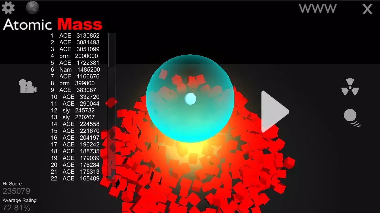 Captures d'écran de Atomic Mass