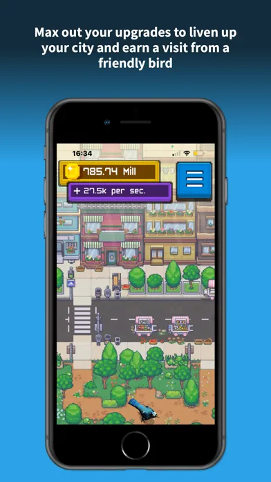 Tangkapan skrin City Clicker – Bird Plus