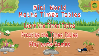 Mini World Maths Times Tables स्क्रीनशॉट