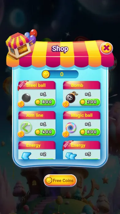 Tangkapan skrin Bubble Candy Rush