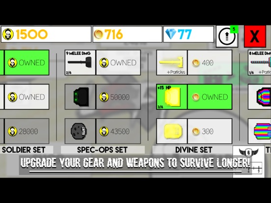 LEFT - Survival iPad  Screenshots