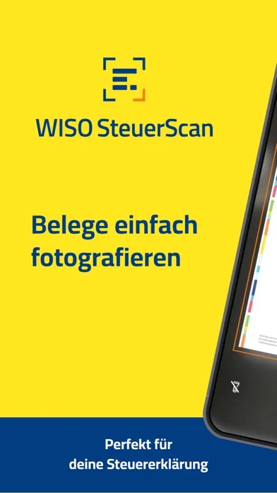 Tangkapan layar WISO Steuer-Scan