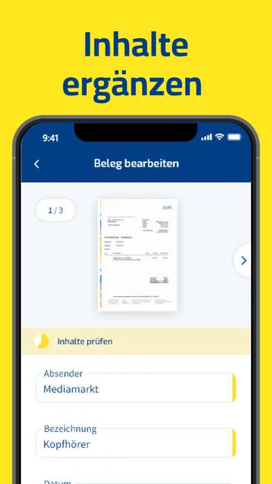 Tangkapan layar WISO Steuer-Scan