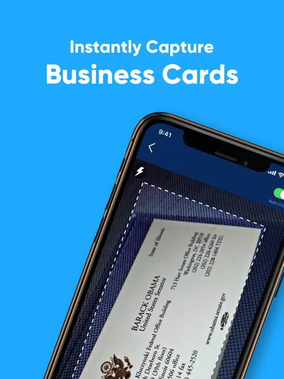 Capturas de pantalla de CardCam Business Card Scanner iPad 