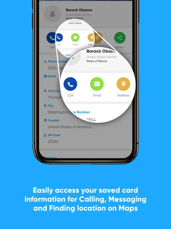 Capturas de pantalla de CardCam Business Card Scanner iPad 