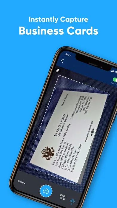 Capturas de pantalla de CardCam Business Card Scanner