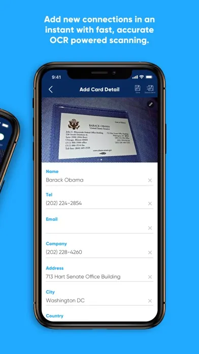Capturas de pantalla de CardCam Business Card Scanner
