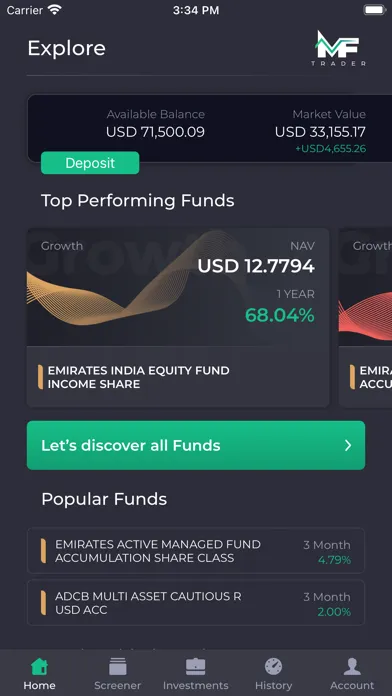 Mutual Funds Trader应用截图